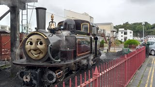 Ffestiniog Railway New build locomotive James Spooner II FIRST RUN [upl. by Carilyn147]