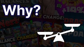 Why can’t Clash Royale ever be balanced clashroyale supercellbalancechangesbalanceinformative [upl. by Ilsel897]