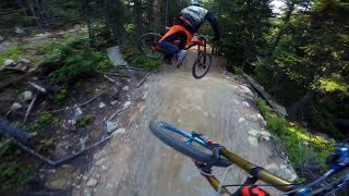 Gopro  Vincent Tupin follow Brendan Fairclough on Dirt MerchantWhistler Bikepark [upl. by Iruam]