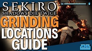 SEKIRO  GRINDING LOCATION GUIDE [upl. by Nahsar]