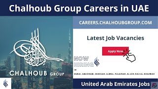 Chalhoub Group Careers in UAE 2023 Latest Job Vacancies [upl. by Remmos]