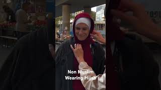 Non Muslim Wearing Hijab islamicvideo hijab nasheed [upl. by Sergias]