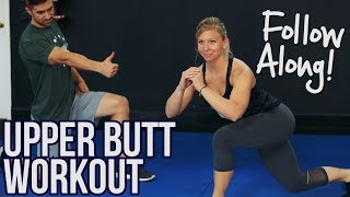 Follow Along Upper Butt Workout  ONLY 3 Moves [upl. by Undis]