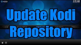 How to Update Kodi Repository [upl. by Dnomyad]