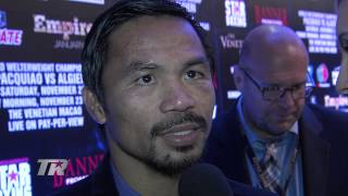 PostFight Interview Pacquiao Demolishes Algieri [upl. by Beasley]