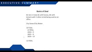 Case Study Mobile Home Park Investing [upl. by Attelliw19]