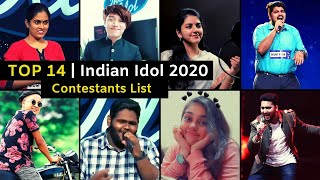 TOP 14 Indian Idol 12 Contestants List 2020 with Images revealed  Sony TV [upl. by Ardet13]