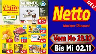 NETTO Prospekt – Angebote ab 28102024 [upl. by Eesdnyl]