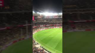 Perth Optus Stadium quarter time  Richmond v Essendon AFL Dreamtime [upl. by Ahsym]