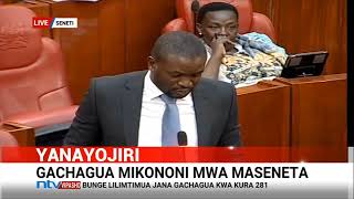 Edwin Sifuna declines to second motion to select committee to investigate Gachagua impeachment [upl. by Gean781]