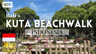 Kuta Bali  Beachwalk Shopping Centre 4K HDR Walking Tour [upl. by Inar590]