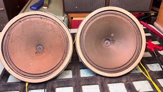 Telefunken Klangfilm field coil speaker 25 Ohm version [upl. by Vieva]