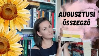 🌻augusztusi összegző🌻szépirodalom krimi thriller vegyesen [upl. by Readus]