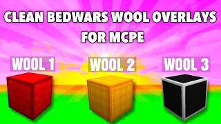 I Found The Best Bedwars Wool Overlays for Minecraft Bedrock EditionMCPE [upl. by Herold]