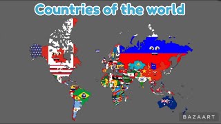 Countries of the world countries of the world remake 1000 subscriber special [upl. by Annohsed990]