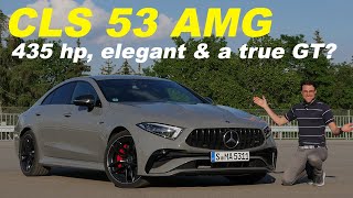 2022 Mercedes CLS 53 AMG facelift driving REVIEW  the best Benz GT [upl. by Urien75]