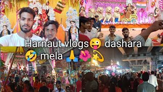 Harnaut vlogs😜 dashara🤣 mela 🙏🌺💫 [upl. by Atiugram970]