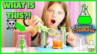 Beaker Creatures SURPRISE TOYS FOR KIDS Fun Science Experiment [upl. by Ahsenre]