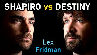 Ben Shapiro vs Destiny Debate Politics Jan 6 Israel Ukraine amp Wokeism  Lex Fridman Podcast 410 [upl. by Marguerite]