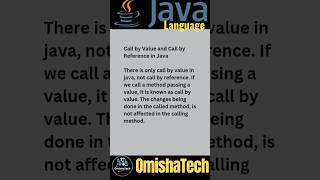 Call by value and call by reference in Java  Java programming callbyvalue callbyreference java [upl. by Jamilla]