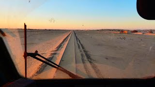 My trip on the Train across the Algerian Desert  Touggourt  Biskra Railway Line  Sunset amp Oasis [upl. by Ferriter]