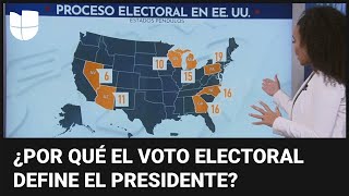 ¿Cuál es la diferencia entre el voto electoral y el voto popular Te explicamos [upl. by Sandler]