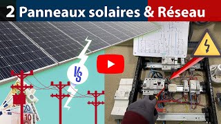 Coupler un panneau solaire avec son électricité réseau  Installation autonome [upl. by Eneleahcim235]