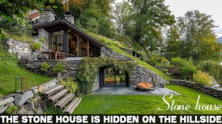 Beautiful stone houses on the hillside overlooking the valley [upl. by Dennett114]