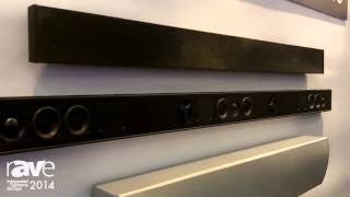 ISE 2014 Triad Speakers Exhibits New Nano 30 Soundbar Available in Custom Sizes [upl. by Nainatrad]