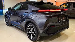 New 2024 Toyota CHR Hybrid Black Color  Exterior and Interior [upl. by Htidra]