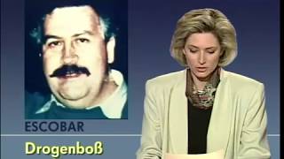 Escobar  Nachrichten Deutsch  Tagesschau 1993 [upl. by Dyol]