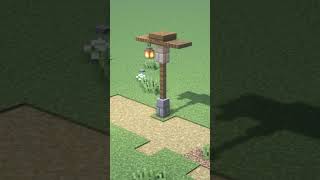 Minecraft 3 Lamppost design minecraft minecraftbuilding shorts [upl. by Eliason]