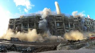 WORLD CLASS DEMOLITION IMPLOSION  FAWLEY POWER STATION [upl. by Aroon575]