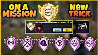 On A Mission Achievement Complete All mysteries in One Day  PUBG Mobile [upl. by Jaquenette]