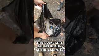 Giving rubbish back to campsite litterer [upl. by Anillek]