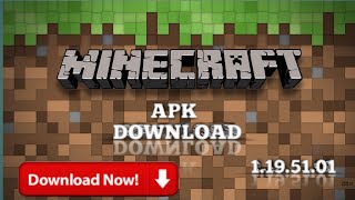 MINECRAFT  MINECRAFT PE 1195101 APK DOWNLOAD [upl. by Eerak289]