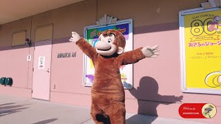 【USJ】おさるのジョージ☆キャラクターグリーティングショー☆ユニバーサルスタジオジャパン＆大阪観光 Curious George in Universal Studios Japan Osaka [upl. by Cinomod]