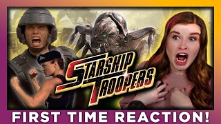 STARSHIP TROOPERS  MOVIE REACTION  FIRST TIME WATCHING [upl. by Pillyhp238]