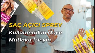 Saç Açıcı Sprey Kullanmadan Önce Mutlaka İzleyin  Hakan Kutlugün [upl. by Ainoval]