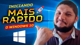 ✔ COMO INICIALIZAR O WINDOWS 10 MAIS RÁPIDO  PASSO A PASSO [upl. by Egbert]