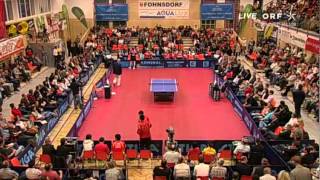 Werner Schlager AUT vs Ma Long CHN [upl. by Cassi601]