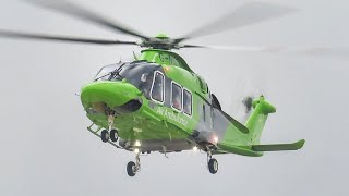 The Childrens Air Ambulance AW169 Departure From The MRI  020324 [upl. by Hellah]