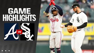 Braves vs White Sox Game Highlights 4124  MLB Highlights [upl. by Florenza]