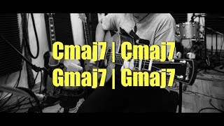 Gmaj7 to Cmaj7 Backing Track  Chill HipHop Feel  Guitar Improvisation Jam Track [upl. by Kata]