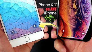 Get iPhone X Gestures on ANY iPhone iOS 12 JB TWEAK [upl. by Ahseikram]