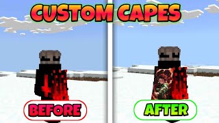 how to make custom capes in Minecraft pe😮minecraft minecraftpe [upl. by Everick123]