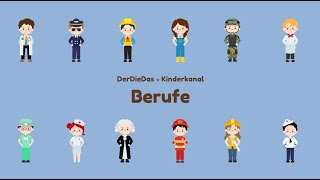 Berufe entdecken  für Kinder leicht erklärt  Deutsch für Kinder  German for kids  DerDieDas [upl. by Adaner47]