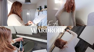 BUILDING AN IKEA SONGESAND WARDORBE VLOG [upl. by Freiman]