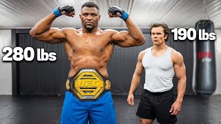 Training W MMA’s Strongest Fighter Francis Ngannou [upl. by Vladimar]