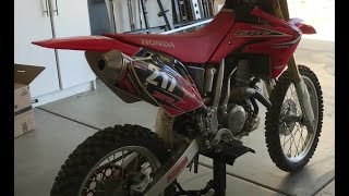 2015 CRF150RB REVIEW WSTARTUP [upl. by Guimond]